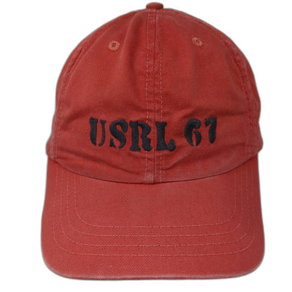 Polo Sport Ralph Lauren Baseball Cap Red One Size USRL 67 Cotton Adjustable Hat