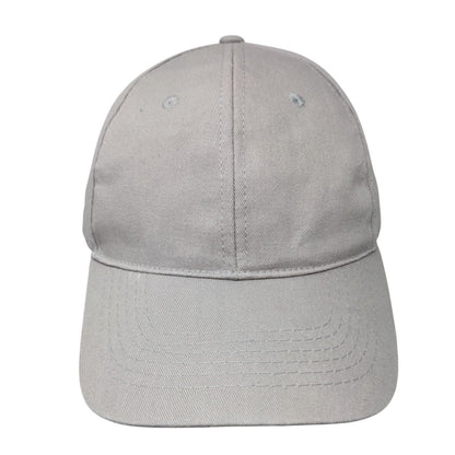 Unbranded Strapback Hat Tan One Size Adjustable Blank 6 Panel Solid