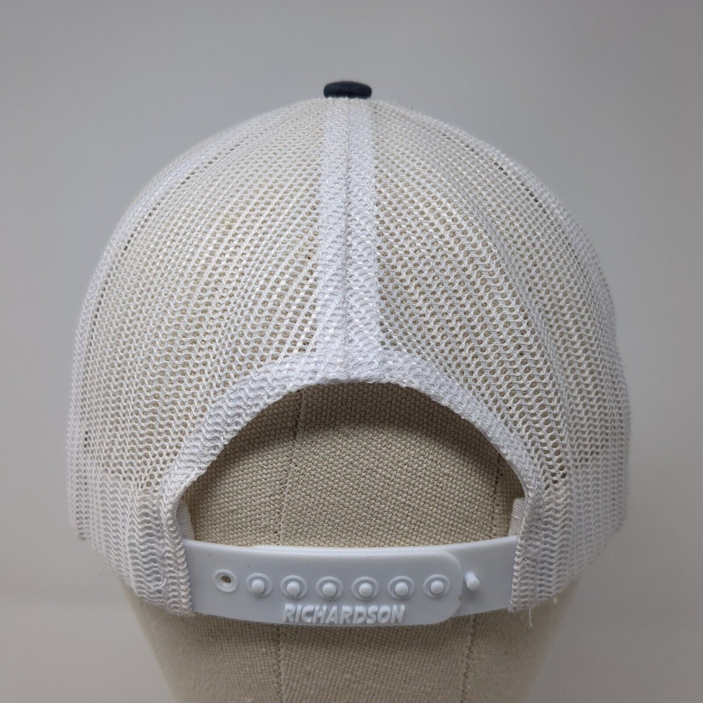 Prime Pursuits Snapback 112 Trucker Hat Blue OS Adjustable Mesh Back Richardson