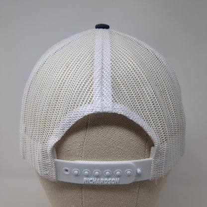 Prime Pursuits Snapback 112 Trucker Hat Blue OS Adjustable Mesh Back Richardson