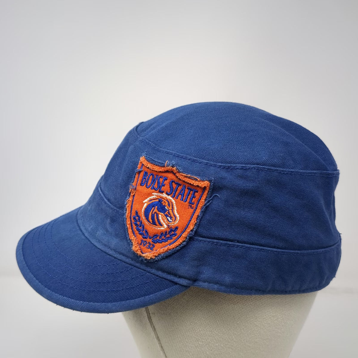 Boise State Broncos NCAA 47 Brand Army Cap Blue OSFM Hat Shield Logo Slideback