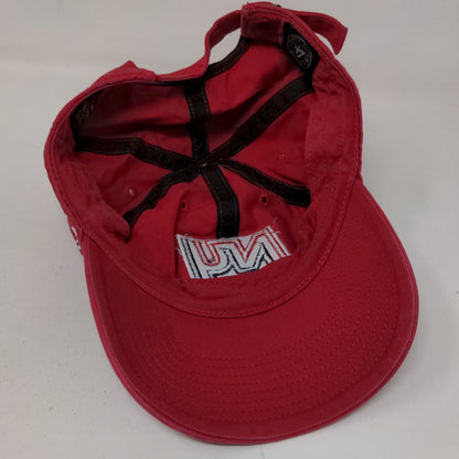 '47 Brand Men's Slideback Hat Red OS Embroidered New York Giants Logo Cotton MLB