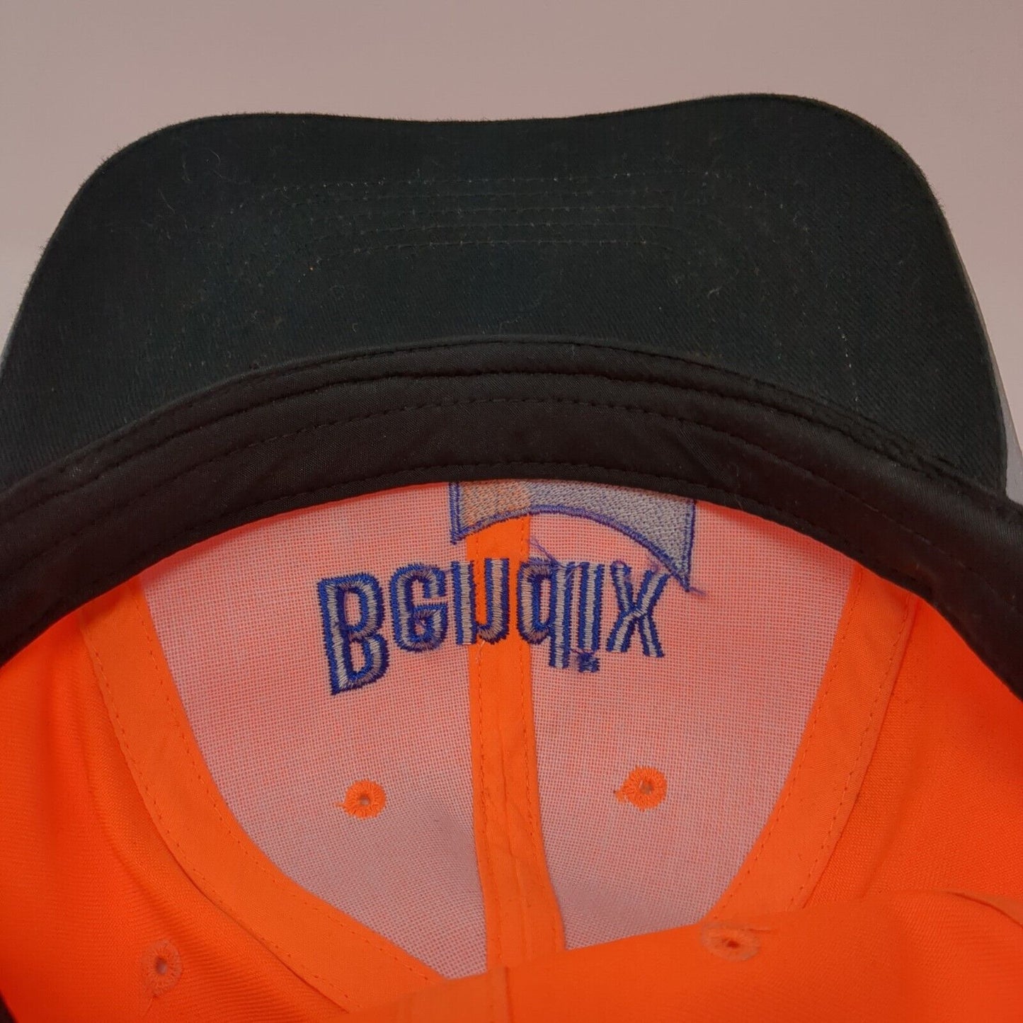 Bendix Strapback Hat Orange One Size Adjustable Outdoor Cap 6 Panel