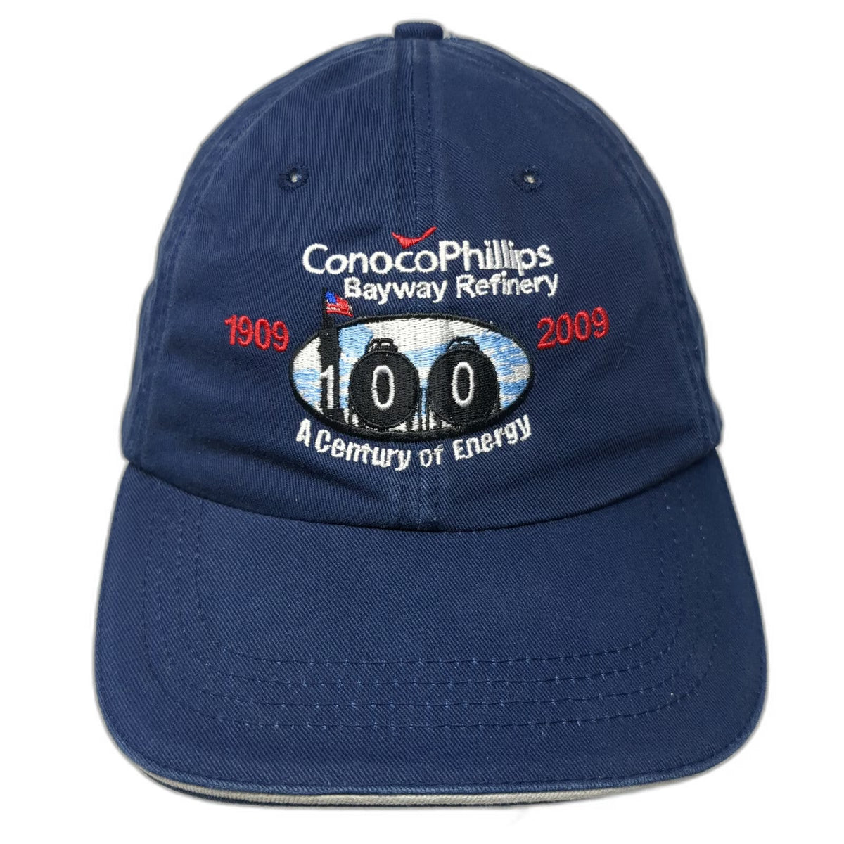 Bayside Baseball Cap Blue One Size ConocoPhillips Bayway Refinery Hat USA Made