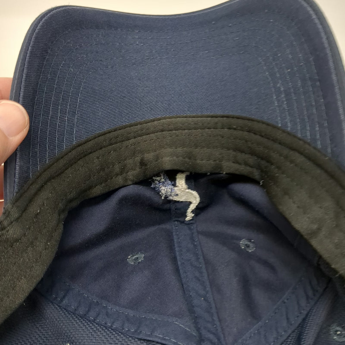 ahead Baseball Cap Blue One Size Peacock Staff Performance Adjustable Strap Hat