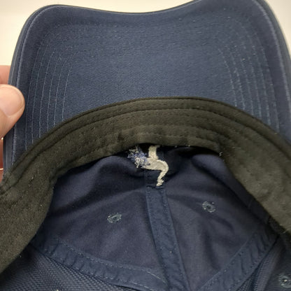 ahead Baseball Cap Blue One Size Peacock Staff Performance Adjustable Strap Hat