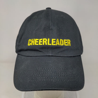 Cheerleader Basketball SB Slideback Hat Black OSFM Adjustable Embroidered