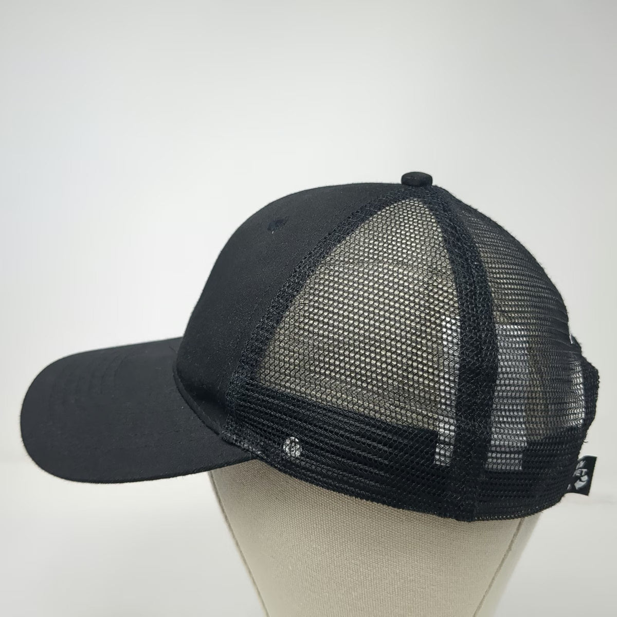 Whole Foods Market Boise Idaho Trucker Hat Black One Size Mesh Snapback RPET