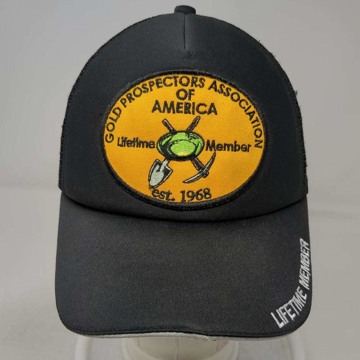 GPAA Gold Prospectors Association of America Hat Black One Size Trucker