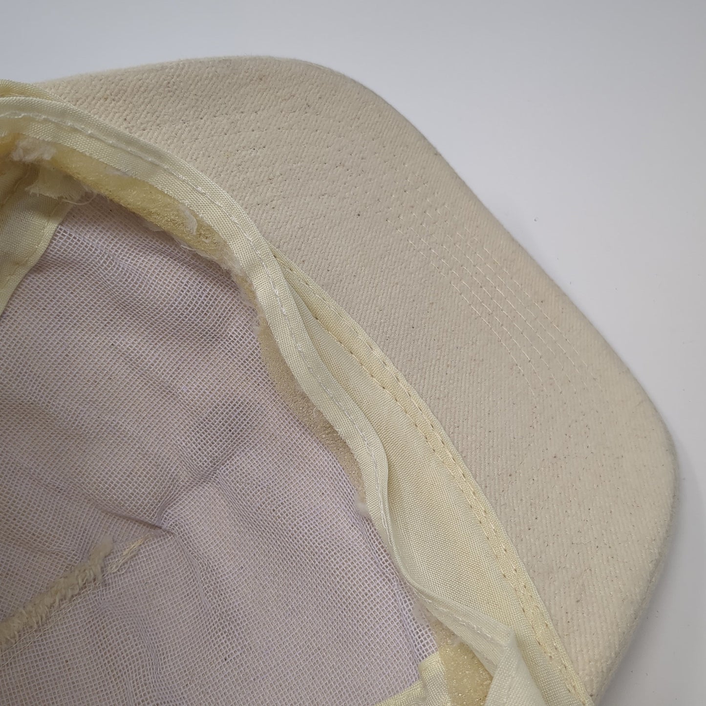 International Slideback Hat Beige One Size Adjustable Solid Vent Holes