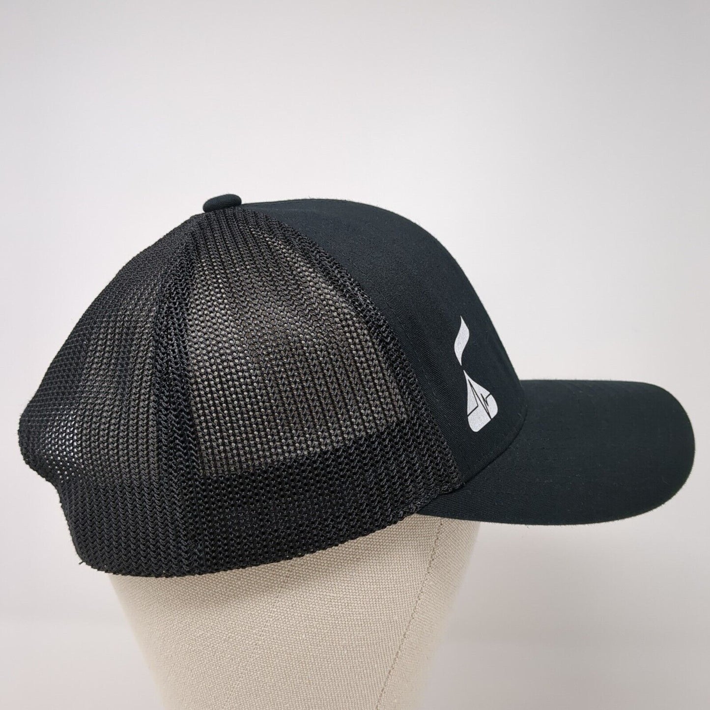Travis Mathew Snapback Trucker Hat Black One Size Mesh Back Flexfit 110