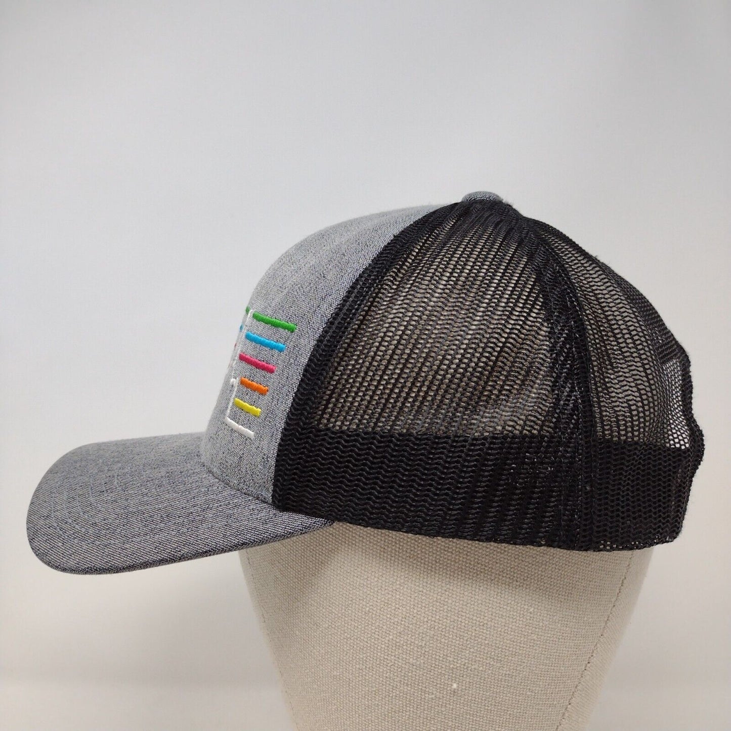 Alturas Homes Snapback Trucker Hat Gray OSFA Mesh Back 110C Pacific Headwear