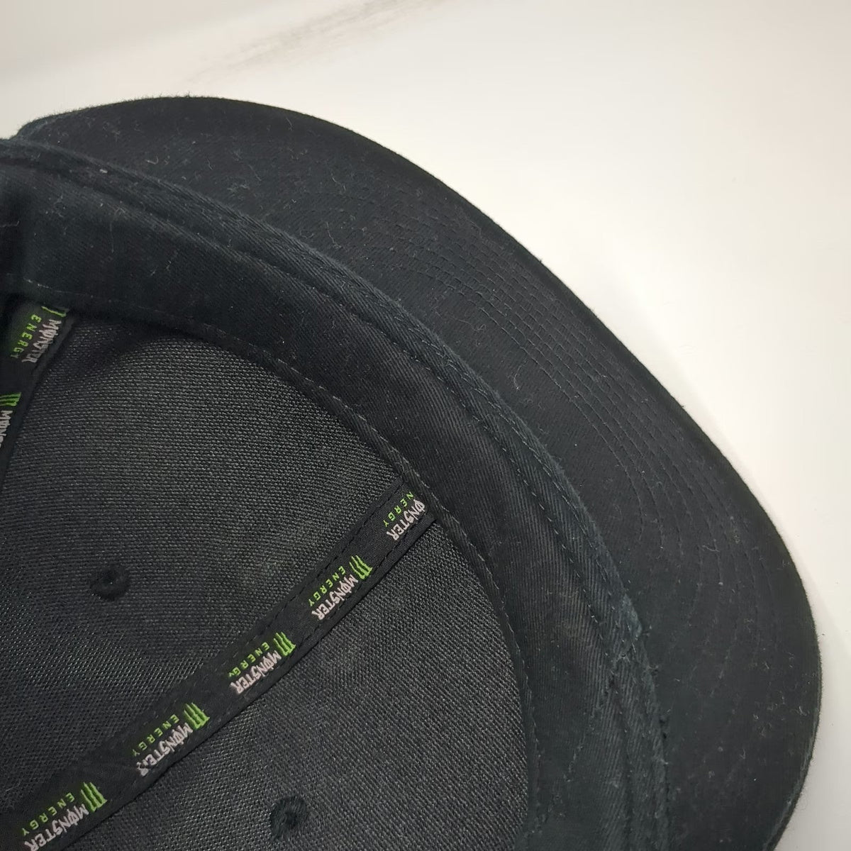 Monster Energy Snapback Black Hat One Size Embroidered Claw Logo Cotton