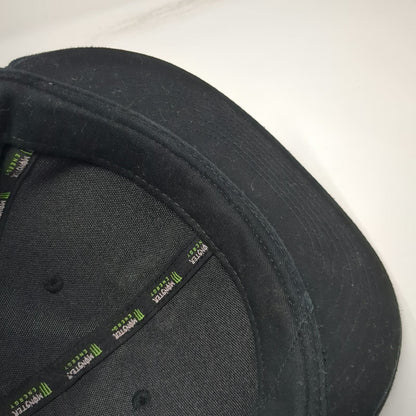 Monster Energy Snapback Black Hat One Size Embroidered Claw Logo Cotton