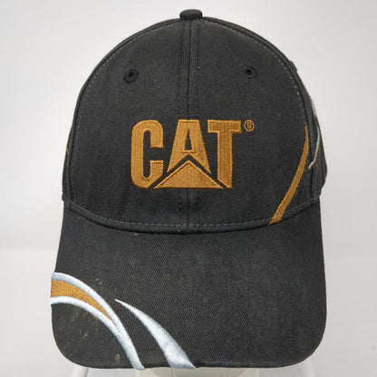 CAT Baseball Cap Black One Size Strapback Western States Equipment Logo Hat