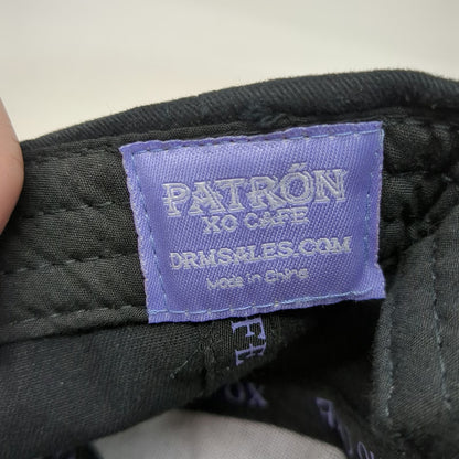 Patron XO Cafe Baseball Cap Black One Size Purple Embroidery Bee Strapback Hat