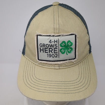 4-H Grows Here 1902 Snapback Trucker Hat Multi One Size Mesh Back