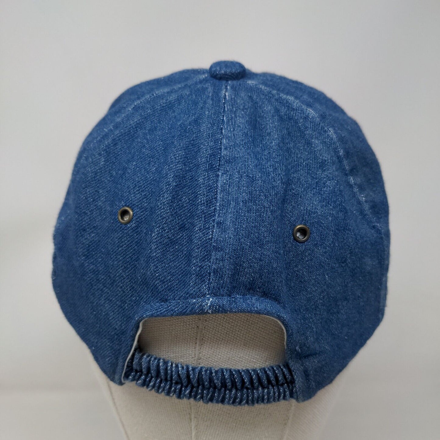 Disney Mickey Unlimited Stretchy Hat Mickey Mouse Embroidered Logo Denim Blue