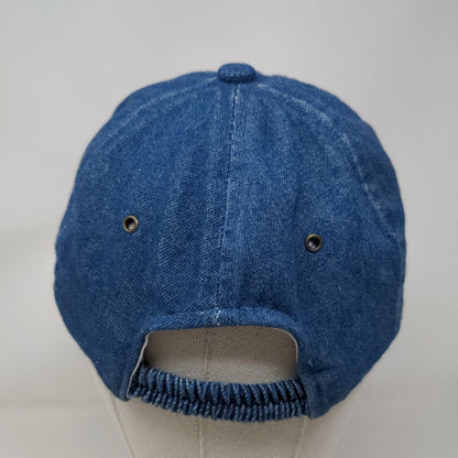 Disney Mickey Unlimited Stretchy Hat Mickey Mouse Embroidered Logo Denim Blue