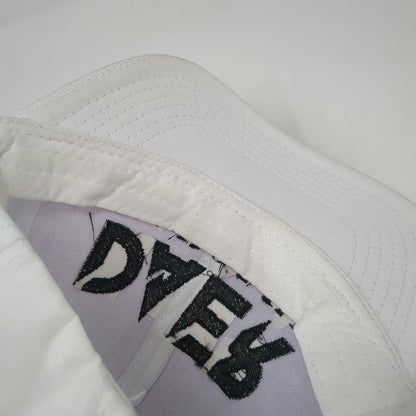 DAER Dayclub Embroidered Baseball Cap White One Size Strapback Adjustable Hat