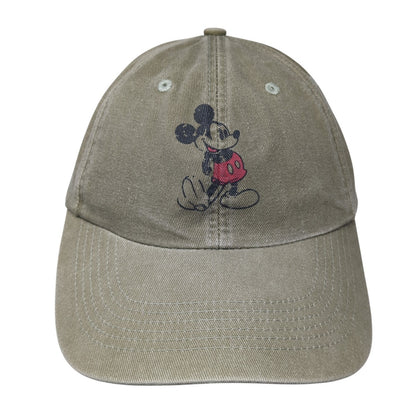 Mickey Mouse Starpback Baseball Cap Brown One Size Adjustable Disney Parks