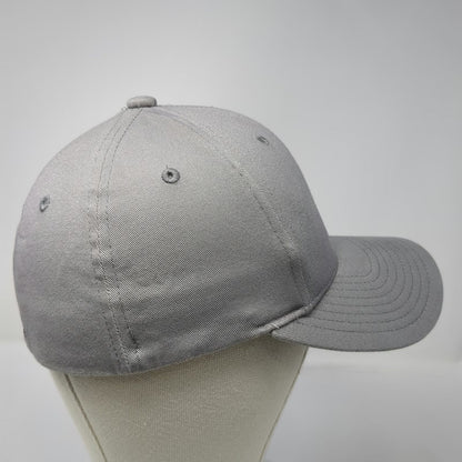 Burton Baseball Cap Gray One Size Mountain Logo Stretch Fit A-Flex Action Hat