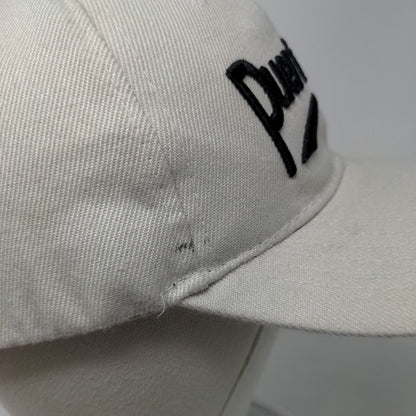 Puerto Rico Strapback Hat Tan One Size Adjustable 6 Panel Embroidered