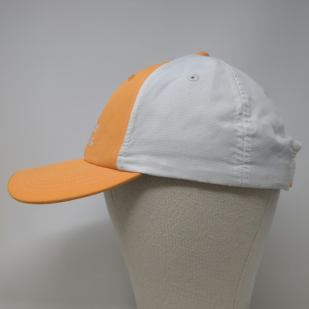 St Andrews Links Old Course Baseball Cap Orange One Size Slideback Golf hat