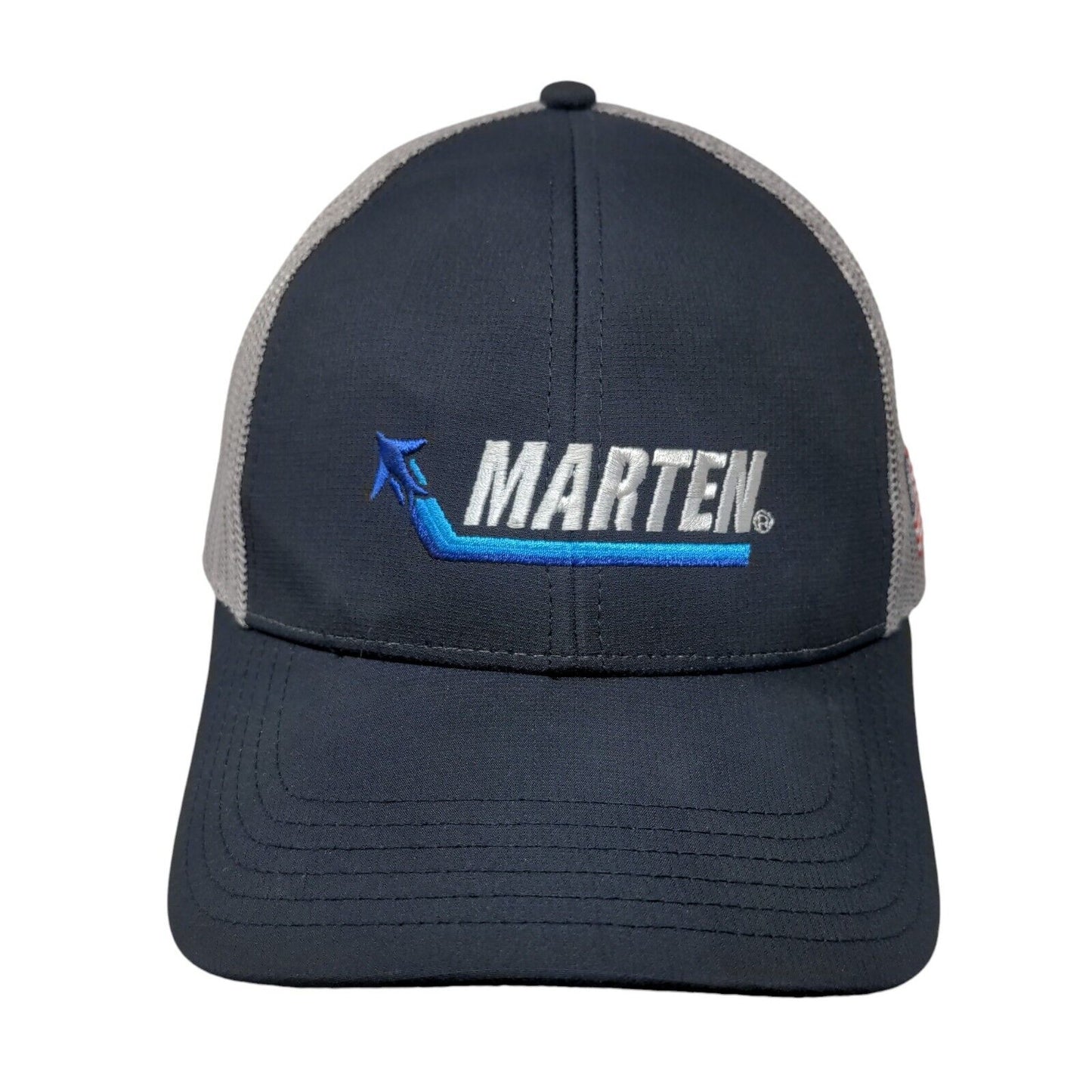 Marten Snapback Trucker Hat Multicolor One Size Patriotic Mesh Back Gator Garb