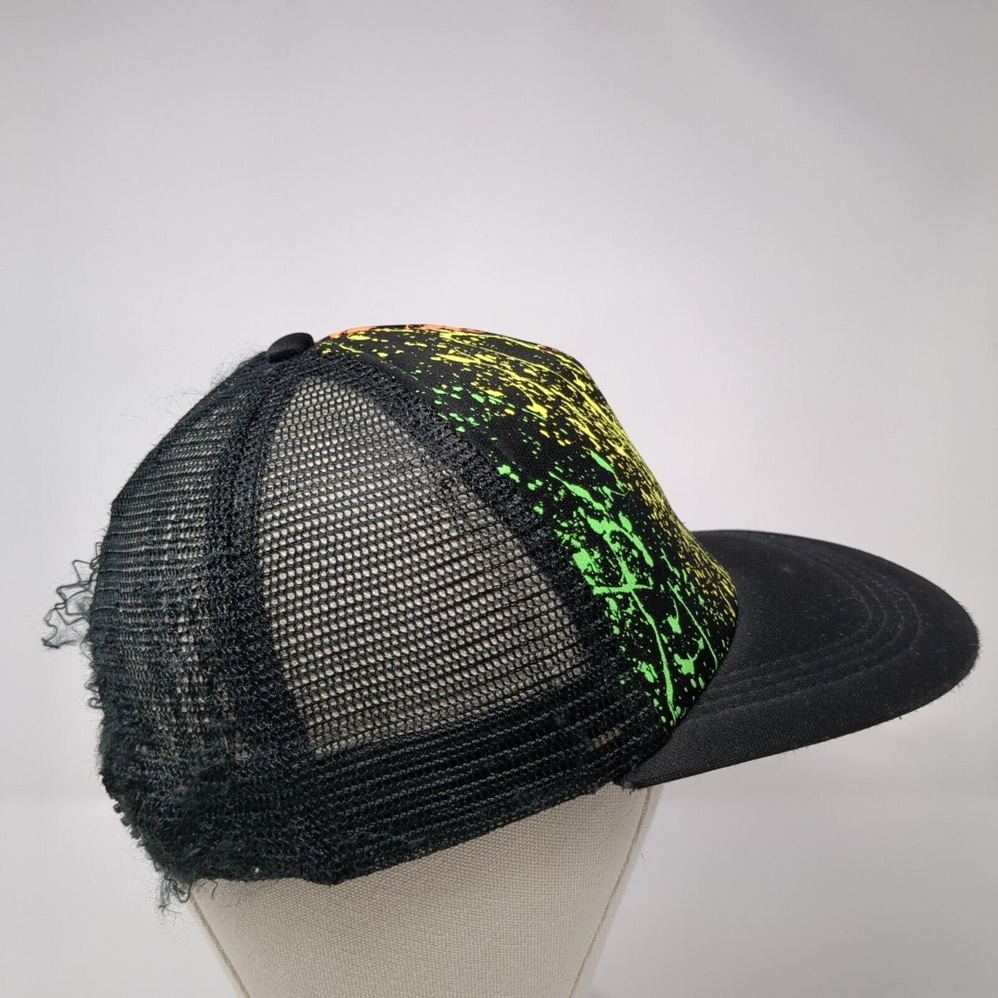 Unbranded Snapback Trucker Hat Multi One Size Mesh Back Adjustable