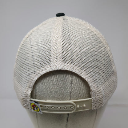Buc-ee's Trucker Hat Black One Size Texas Star Embroidered Mesh Snapback Cap