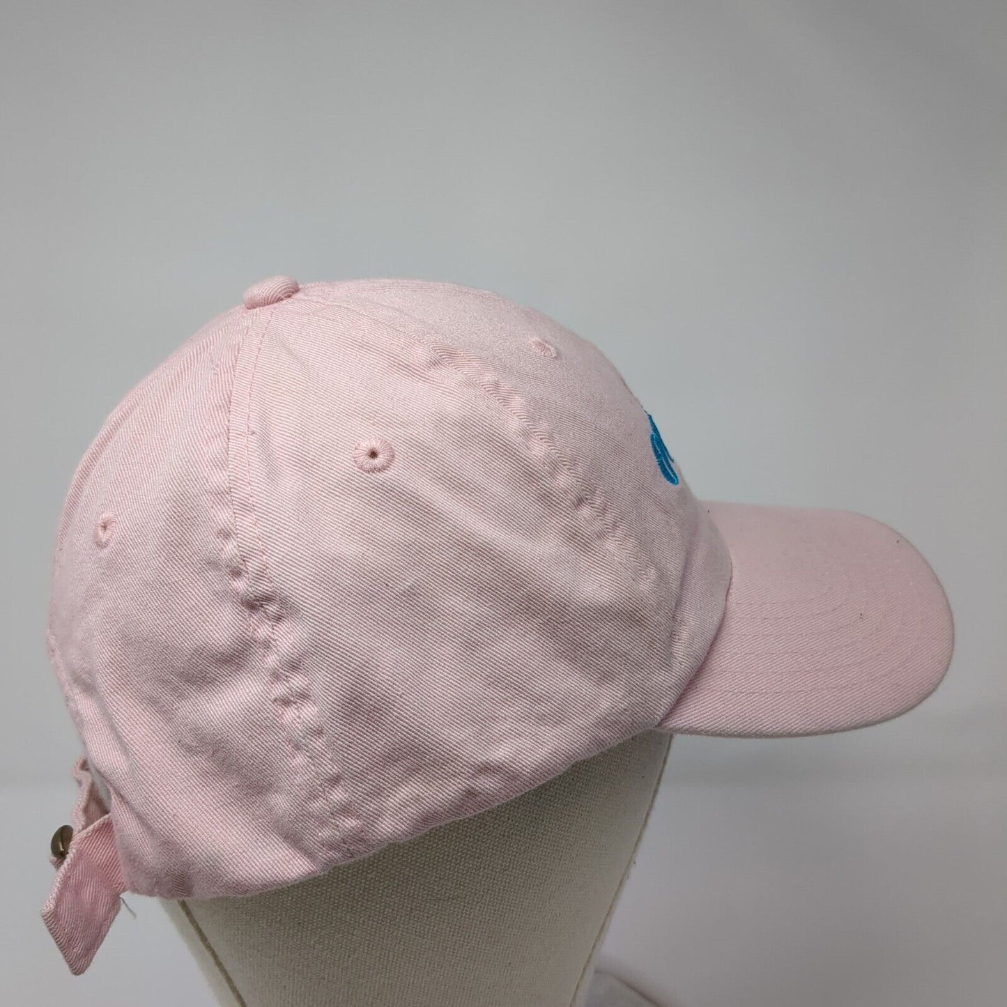 Own It Slideback Hat Pink One Size Adjustable Embroidered 6 Panel Cotton