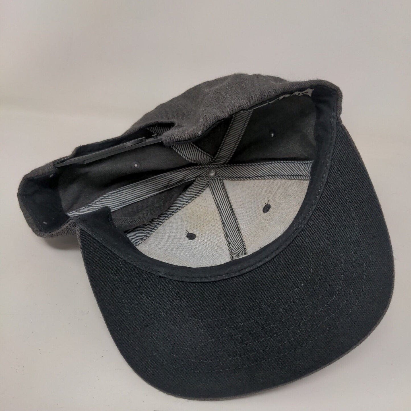 Billabong Patch Snapback Hat Gray One Size Solid Adjustable Vent Holes