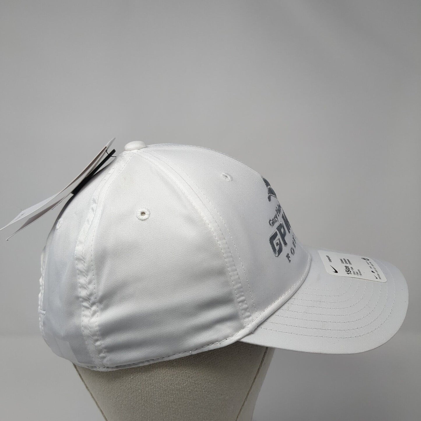 Gary Pinkel GP MADE Foundation Slideback Hat White OS Adjustable W/Tags Nike