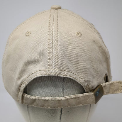 Jacobson Hat Baseball Cap Beige One Size Cooperstown New York Blue Green hat