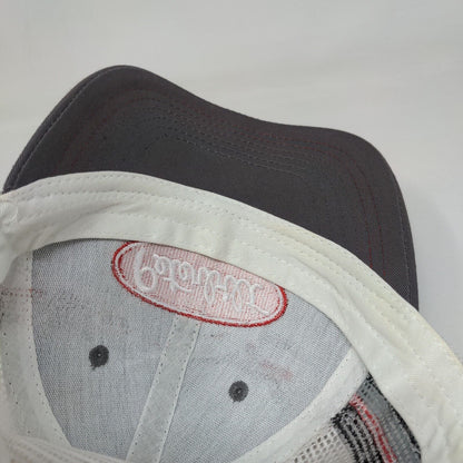 Peterbilt Snapback Mesh Back Trucker Hat Gray One Size Embroidered