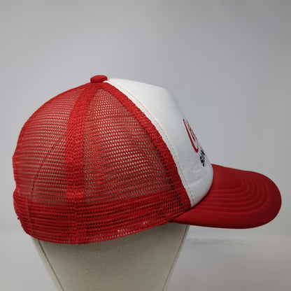 Coca-Cola Trucker Hat Red One Size Sin Azucar Mesh Back Snapback Polyester