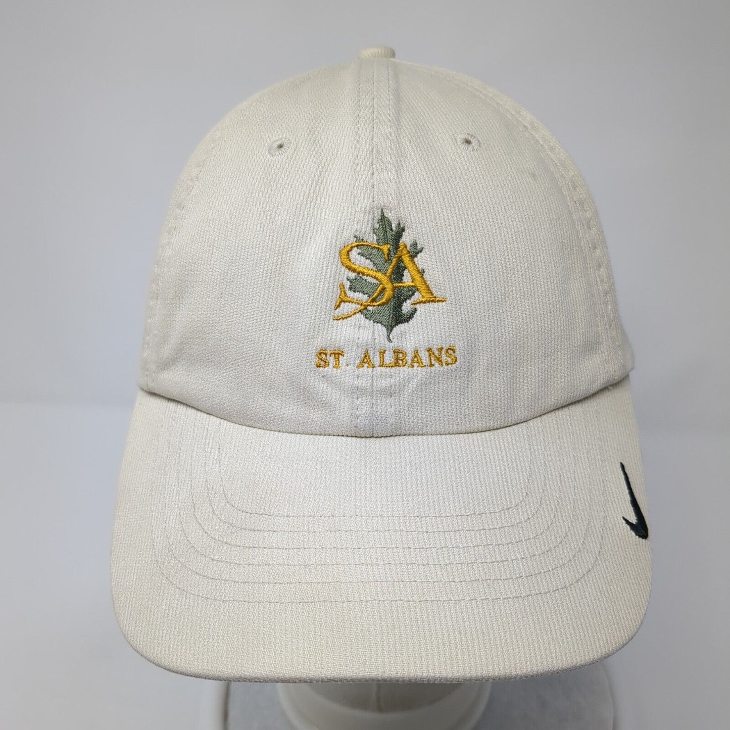 St. Albans Strapback Hat Tan One Size Adjustable Nike Golf Swoosh