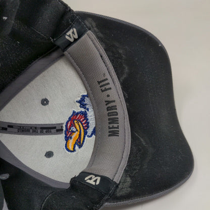 Top of the World Kansas Jayhawks Fitted Hat OSFA Embroidered Logo NCAA