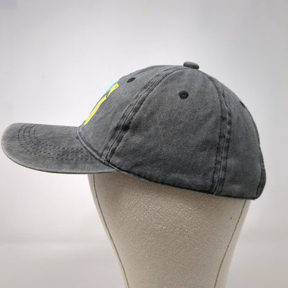 Greyhound Slideback Hat Gray OSFA Adjustable 6 Panel Vent Holes