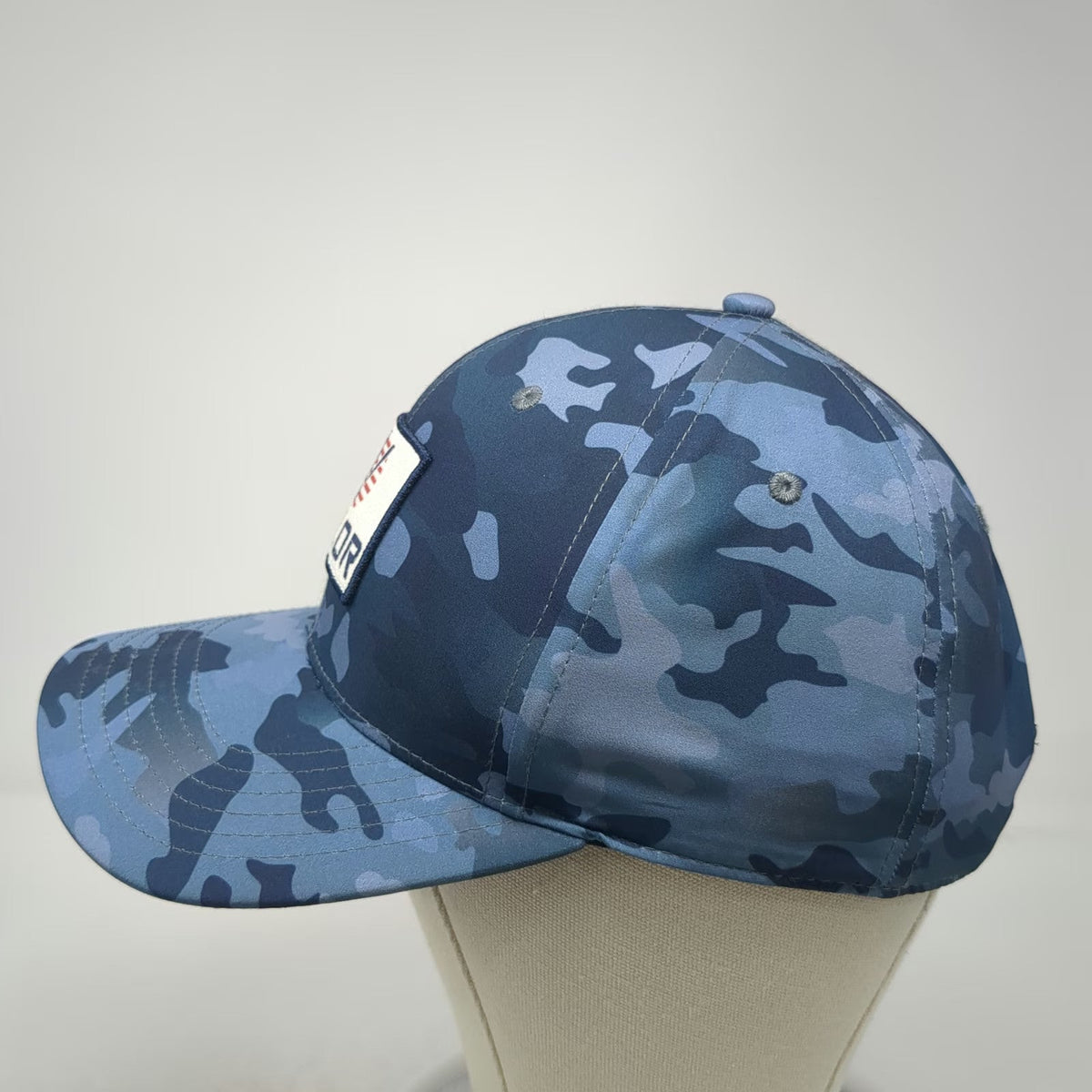 Pukka Snapback Blue One Size Valor American Flag Camo Patch Structured Hat