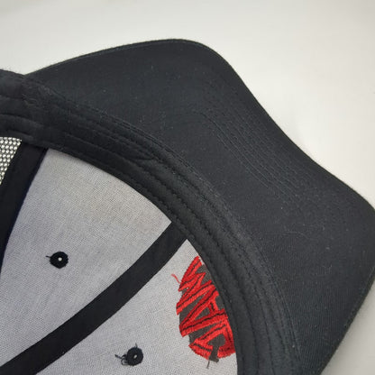 Mac Tools Trucker Hat Black One Size Snapback Mesh Back Embroidered Logo Work