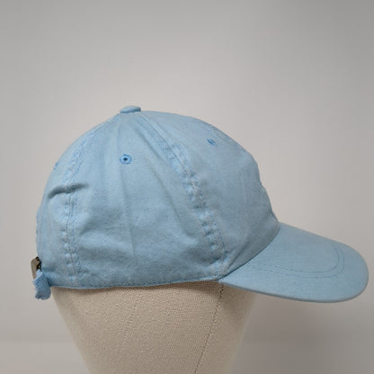 Unbranded Slideback Hat Blue 57cm Adjustable Solid 6 Panel Blank