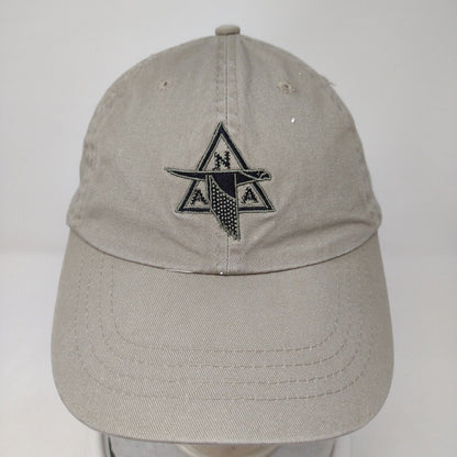 Ana Strapback Hat Tan One Size Adjustable Embroidered 6 Panel Port & Company