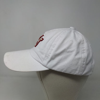 BDG Jeans Men's Slideback Hat White Embroidered Logo Adjustable Cotton