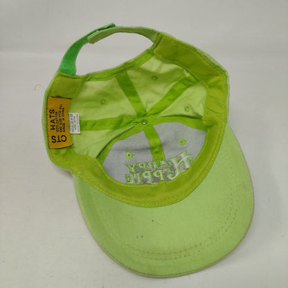 Happy Hippie Team Strapback Hat Green OSFA 52cm Adjustable Embroidered CTS Hats