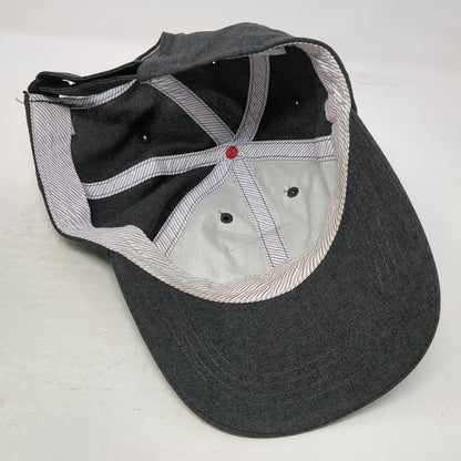 Imperial Baseball Cap Gray One Size GDMC Embroidered Logo Hat Slideback Strap