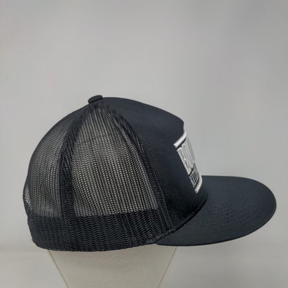 Bourbon's Kitchen & Cocktails Snapback Trucker Hat Black One Size Yupoong