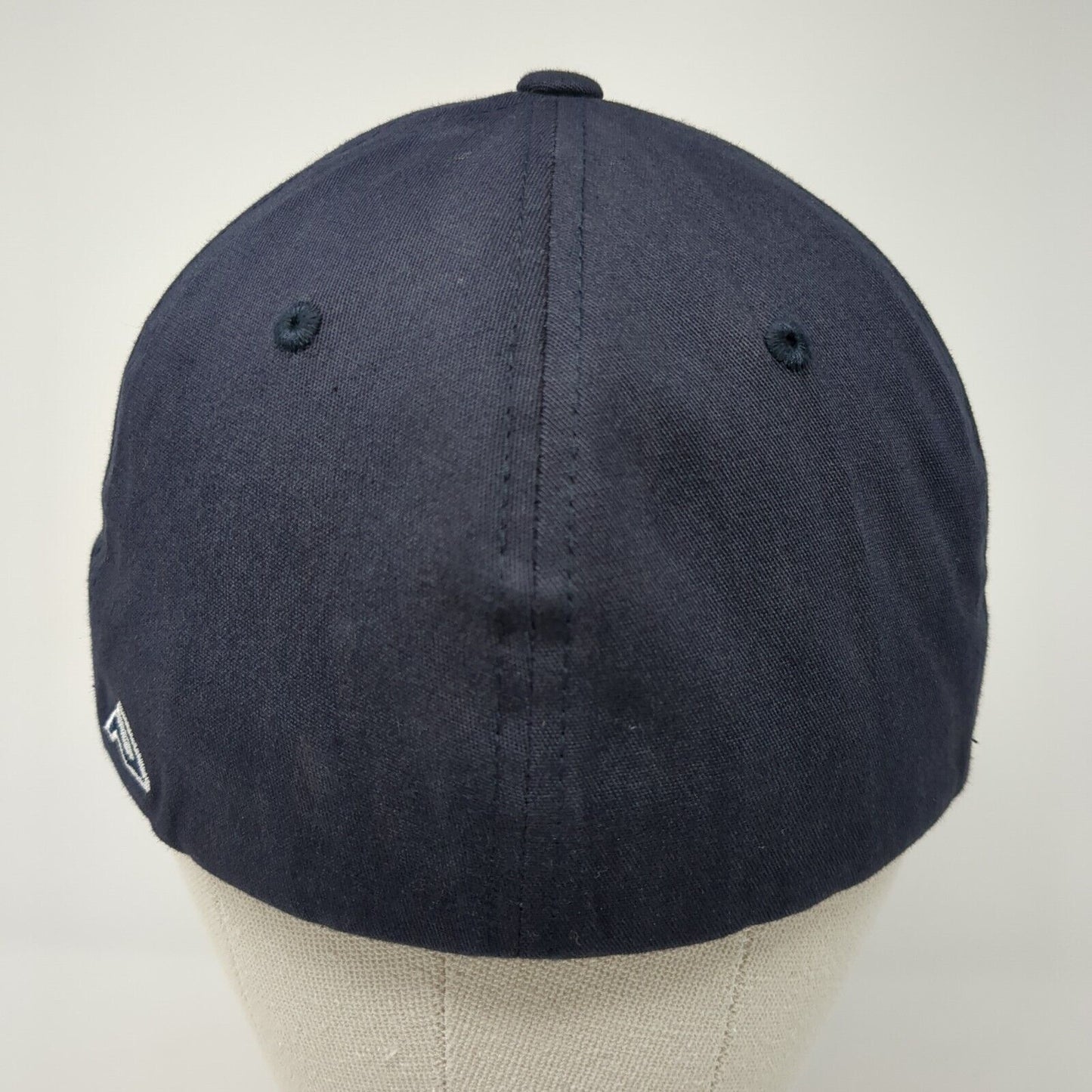 MYB Fitted Hat Blue 6 7/8-7 3/8 Flexfit Embroidered 6 Panel Pacific Headwear