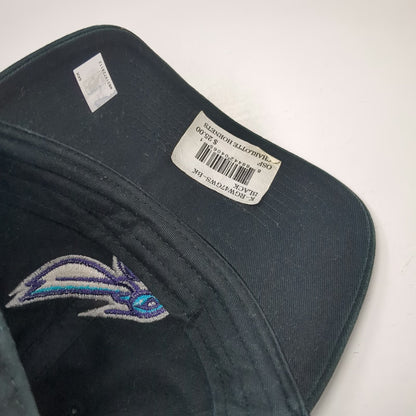 Charlotte Hornets NBA '47 Black One Size Hat Cap Adjustable Strap Embroidery